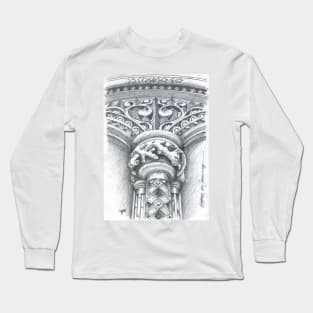 Mosteiro dos Jerónimos. column detail. Jerónimos Monastery. stone art Long Sleeve T-Shirt